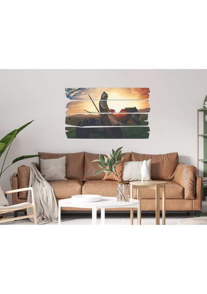 Atlı Savaşçı Mdf Tablo 2964 (Model E)