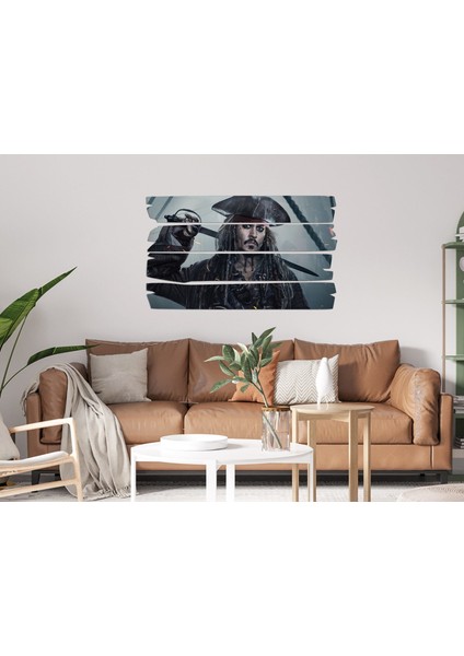 Jack Sparrow Karayip Korsanları Mdf Tablo 3419 (Model E)