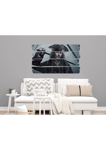 Jack Sparrow Karayip Korsanları Mdf Tablo 3419 (Model E)