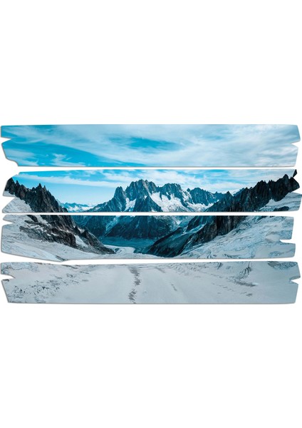 Karlı Dağ Manzarası Mdf Tablo 3100 (Model E)