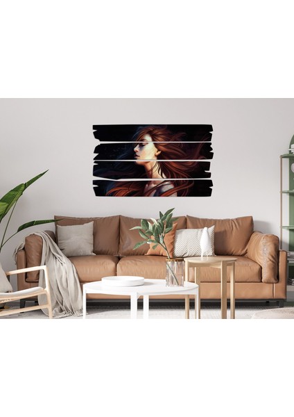 Kız Boyama Çizim Mdf Tablo 3467 (Model E)