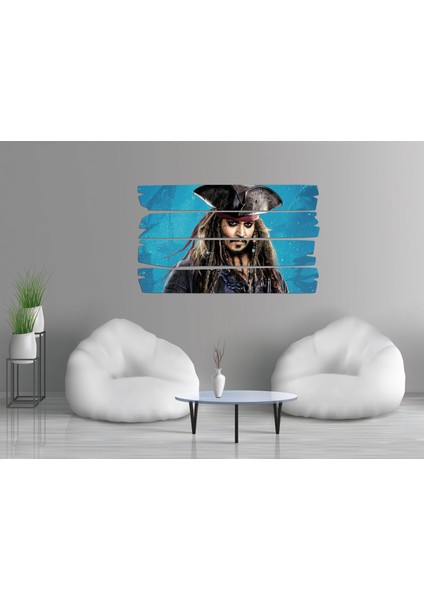 Karayip Korsanları Jack Sparrow Mdf Tablo 3420 (Model E)