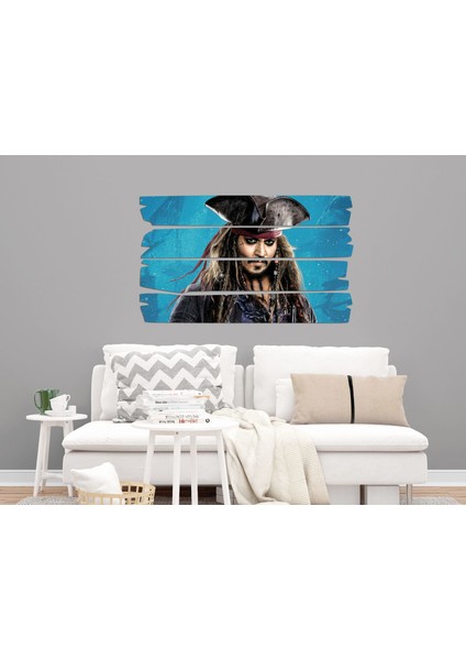 Karayip Korsanları Jack Sparrow Mdf Tablo 3420 (Model E)