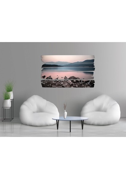 Göl Manzarası Mdf Tablo 3258 (Model E) fiyatları