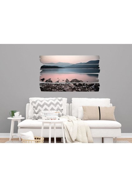 Göl Manzarası Mdf Tablo 3258 (Model E) fırsatları