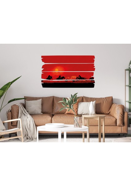 Kovboy Vahşi Batı Mdf Tablo 3270 (Model E) modelleri