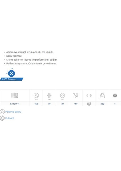 PU TEKER BİLYALI ŞİŞME TEKERLEK EL ARABASI TEKERLEĞİ fiyatları