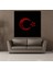 Siyah Kırmızı Bayrak 130X130CM 2
