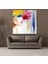 Sarı Saçlı Kız Temalı Kanvas Tablo 90 x 90 cm 2