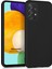 Matte Silicone Samsung Galaxy A52 Kılıf Siyah 1