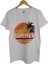 Beyaz V Yaka Unisex Slim Fit Ön Dijital Baskılı T-Shirt 2