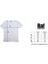 Gri Melanj V Yaka Unisex Slim Fit Dijital Baskılı T-Shirt 3