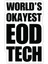 Komik Dünyanın Okayest Eod Tech Kahve Kupa Sticker Araba Oto Arma Duvar Sticker 1