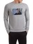 K Pop Sf9 Rowoon Baskılı Gri Erkek Örme Sweatshirt Uzun Kol 1