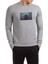 Marilyn Manson Metal Rock Music Müzik Baskılı Gri Erkek Örme Sweatshirt Uzun Kol 1