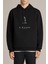 Leon Erık Martın Wıllen Leon The Baskılı Siyah Erkek Örme Kapşonlu Sweatshirt Uzun Kol 1