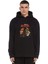 Marley Leon Raggae Metal Rock Muzik Baskılı Siyah Erkek Örme Kapşonlu Sweatshirt Uzun Kol 1