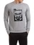 Breaking Bad Heisenberg's 2 Baskılı Gri Erkek Örme Sweatshirt Uzun Kol 1