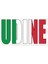 Italya Udine Sticker Araba Oto Arma Duvar Sticker Ev Dekoratif Çıkartma 15 Cm 1
