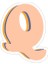 Q Harfi Sticker Araba Oto Arma Duvar Sticker Ev Dekoratif Çıkartma 15 Cm 1