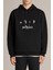 The Beatles Metal Rock Music Baskılı Siyah Erkek Örme Kapşonlu Sweatshirt Uzun Kol 1