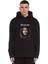 Che Guevara Metal Rock Baskılı Siyah Erkek Örme Kapşonlu Sweatshirt Uzun Kol 1