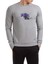 Rikimaru Baskılı Gri Erkek Örme Sweatshirt Uzun Kol 1