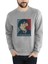 South Park Change Baskılı Gri Erkek Örme Sweatshirt Uzun Kol 1