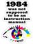 1984 Big Brother Göz Distopya Gerçekliği 2020 Sticker Araba Oto Arma Duvar Sticker 1