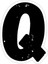 Q Harfi Sticker Araba Oto Arma Duvar Sticker Ev Dekoratif Çıkartma 15 Cm 1