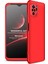 Xiaomi Redmi Note 10 Kılıf Double Dip 360 Protective Kırmızı 1