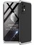 Samsung Galaxy A72 Kılıf Double Dip 360 Protective Siyah Gri 1