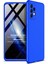 Samsung Galaxy A72 Kılıf Double Dip 360 Protective Mavi 1