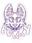 Kürk Sticker Araba Oto Arma Duvar Sticker Ev Dekoratif Çıkartma 15 Cm 1