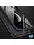 Xiaomi Redmi Note 10 Kılıf Double Dip 360 Protective Siyah Gri 4