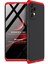 Samsung Galaxy A72 Kılıf Double Dip 360 Protective Siyah Kırmızı 1