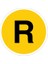 R Broadway Sticker Araba Oto Arma Duvar Sticker Ev Dekoratif Çıkartma 15 Cm 1