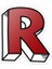 R Harfi Sticker Araba Oto Arma Duvar Sticker Ev Dekoratif Çıkartma 15 Cm 1