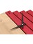 Black Edition Wooden Sections Ahşap Modern El Yapımı Duvar Saati 5027_BE Purpurot 1