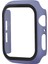 Apple Watch Uyumlu 44MM Için Tpu Çerçeveli Ekran Koruyuculu Ön Çerçeve Kılıf Açık Mor 1