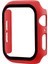 Apple Watch Uyumlu 44MM Için Tpu Çerçeveli Ekran Koruyuculu Ön Çerçeve Kılıf Kırmızı 1