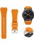 Samsung Galaxy Watch 46MM Classic Çapraz Frontier Kayış Kordon Turuncu 2