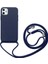 - Apple iPhone 11 - Kılıf Boyun İp Askılı Koruyucu Ropi Kapak - Lacivert - T15117 1