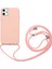 - Apple iPhone 11 - Kılıf Boyun İp Askılı Koruyucu Ropi Kapak - Pembe Açık 1