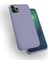 - iPhone 11 Pro Max - Kılıf Soft Prüzsüz Renkli Silk Silikon - Lila 1