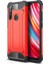 - Xiaomi Redmi Note 8T - Kılıf Çift Katman Zırh Tank Crash Military Kapak - Kırmızı - T10939 1
