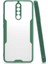- Xiaomi Redmi 9 - Kılıf Kenarı Renkli Arkası Şeffaf Parfe Kapak - Koyu Yeşil - T15403 1