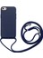- Apple iPhone 8 - Kılıf Boyun İp Askılı Koruyucu Ropi Kapak - Lacivert - T15109 1