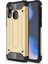 - Samsung Galaxy A20 - Kılıf Çift Katman Zırh Tank Crash Military Kapak - Gold - T7954 1