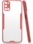 - Oppo A72 - Kılıf Kenarı Renkli Arkası Şeffaf Parfe Kapak - Pembe - T15267 1